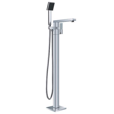 Vibe Square Floor mount Mixer with Handshower